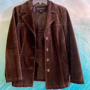 Brown All Leather Coat
